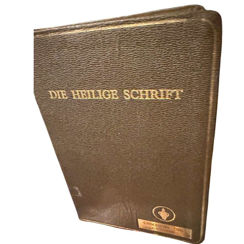 German Gideon Bible Martin Luther Translation Blue Hardcover New Testament Psalm